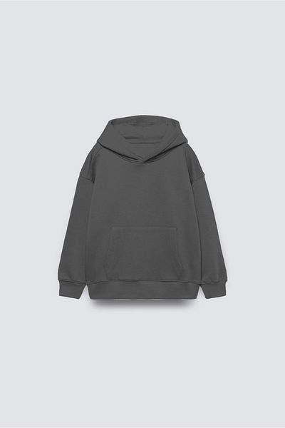 The Champ Clothing Hanorac supradimensionat pentru copii, cu glugă, cu buzunar cangur, cu talie și picior elastic