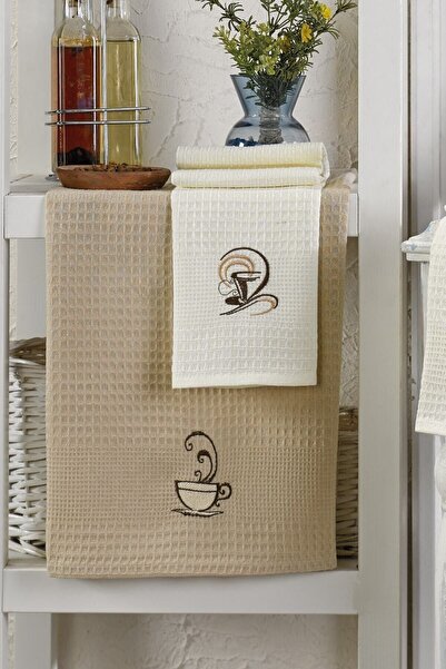 Rebeka 6-Piece Kitchen Drying Cloth Coffee Set