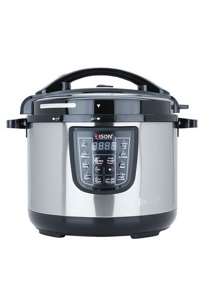Edison Edison Pro Electric Pressure Cooker With Granite Bowl, 10 Liter, 1400 Watt