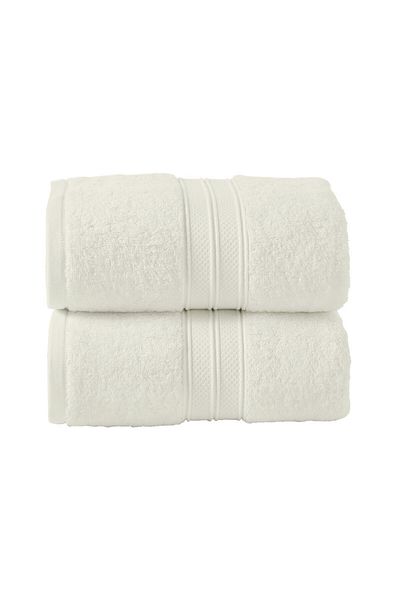 Donetella 2 - Pcs Premium Bath Sheet (85x172cm ) 600 GSM 100% Combed Cotton