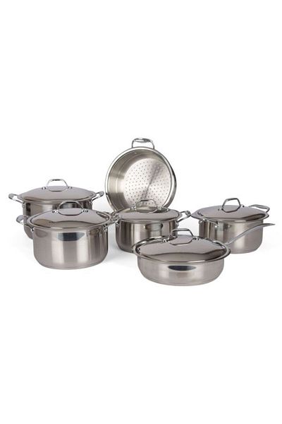 ROCKY Stainless Steel Pot Set 11 Pieces