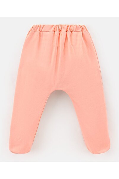 Bonfino Bonfino Diaper Leggings Pack of 2 Floral Print and Solid Color - Pink Ivory