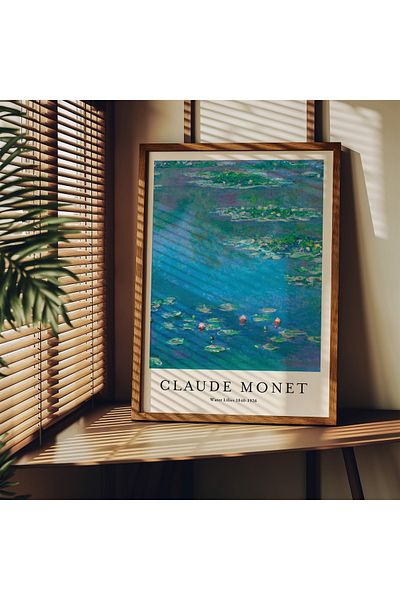 Fark Tanıtım Poster fără rame Monet, poster decorativ modern fără rame, pictură