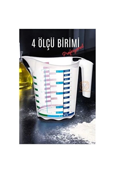 ModaCar Ölçü Kabı Profesyonel Bpa Free 1000 ml