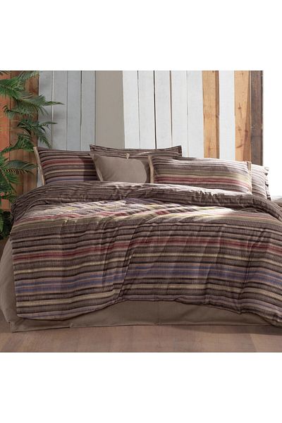 Sarev Fauna King Size - 100% Cotton Flannel Duvet Cover Set (Battal Size)