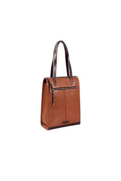 Hidesign Edge 02 Brown Tote Bag for Women – Premium Leather, Stylish & Practical
