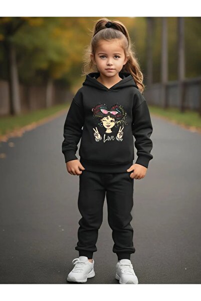 Gollinger طقم رياضي بغطاء للرأس مطبوع للأطفال