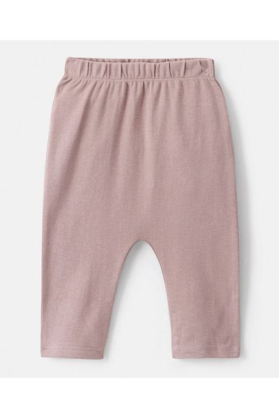 Bonfino Interlock 100% Cotton Knit Diaper Pants Solid & Checks Pack of 3 - Orchid Brown & Beige
