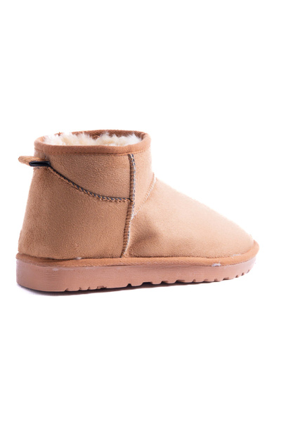 Enodia LİZA MİNİ TABA SÜET İÇİ KÜRKLÜ BOT