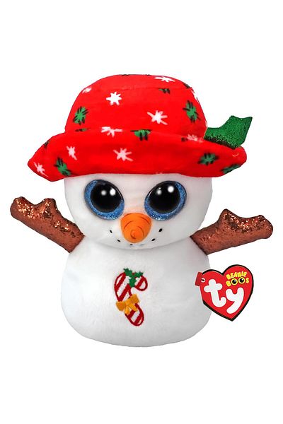TY Beanie Boos Brrrnie Snowman 18 cm