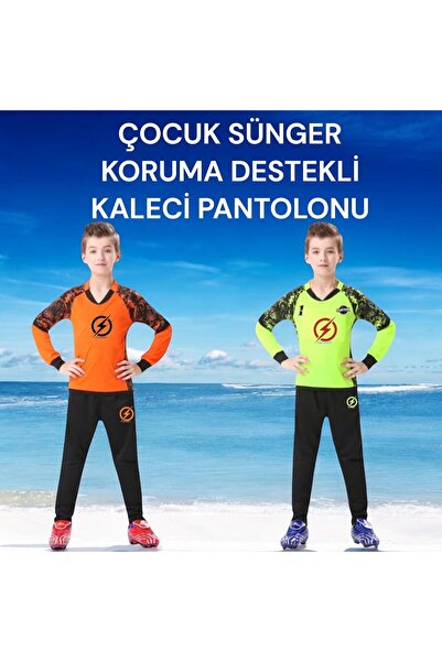 Gök Sports Çocuk Goalkeeper Sünger Koruma Destekli Tek Alt Kaleci Pantolonu