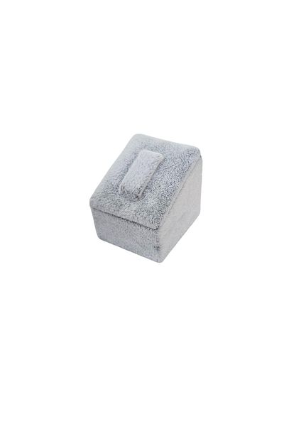 ÖZER KUTU 3X3.5 cm Suede Ring Stand - Triple (with Tabs) 3 Pcs