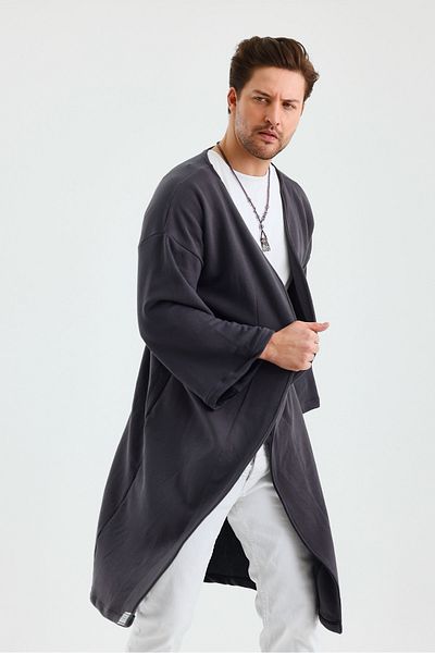 rammers Oversize Long Kimono - Fakir Sleeve, Bohemian Design