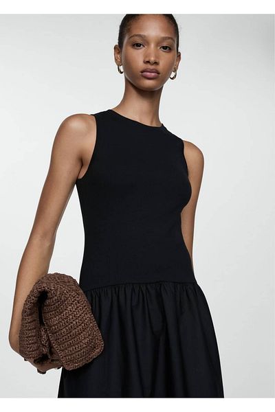MANGO Woman Rochie combinată în linie A