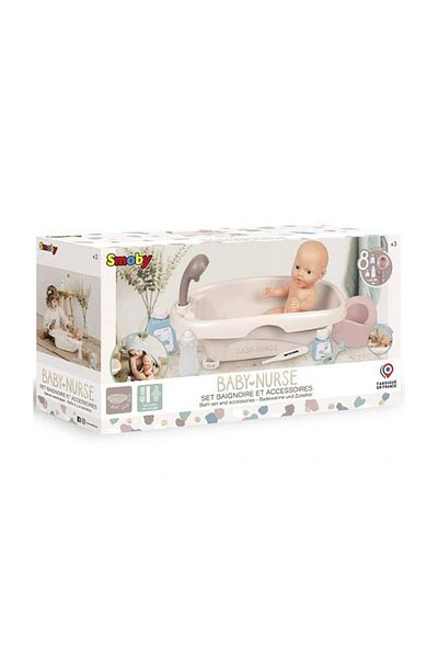 Simba 7600220366 Baby Nurse Toy Baby Bath Set and Accessories