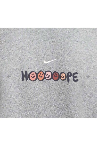 Nike Solo Swoosh Erkek Fleece gri  Üst cv0554-063