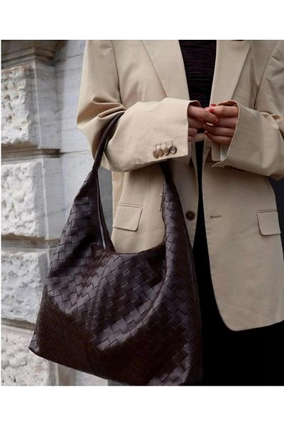 Lucit bag Geantă de umăr tricotată pentru femei
