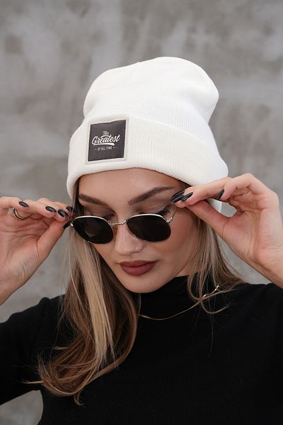 Glove workshop Greates Logo Unisex Beanie Beanie (Goat) - Cream