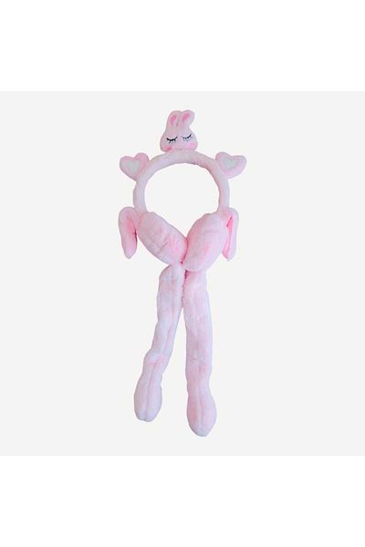 Aware Time Children's Plush Figured Movable Ear Movable Sound Winter Earmuff