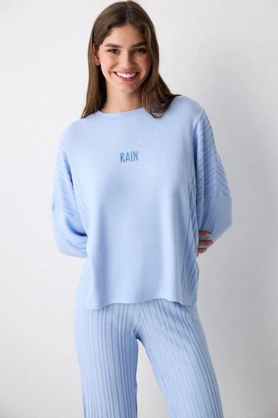 Penti Rain Blue Trousers Pajama Set