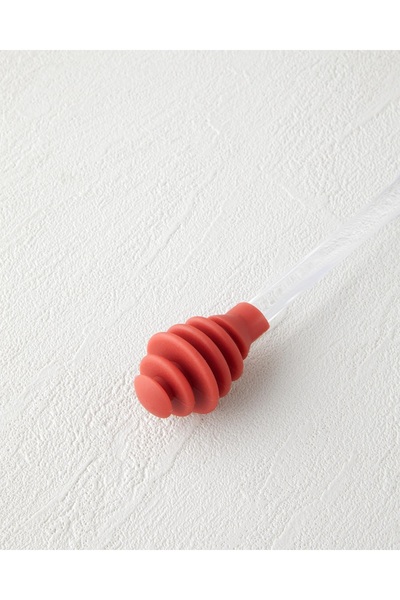 English Home Burnia 16 cm Burgundy Silicone Honey Spoon - Kitchen Utensil
