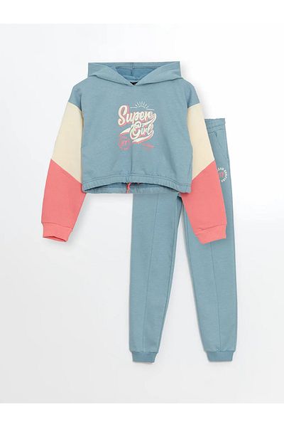 LC Waikiki Trening pentru copii LCW Kids pentru fete cu glugă