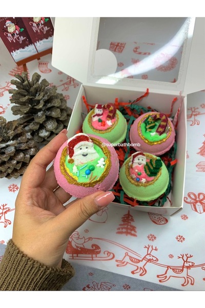 Super Bath Bomb noel babalı yılbaşı hediyesi