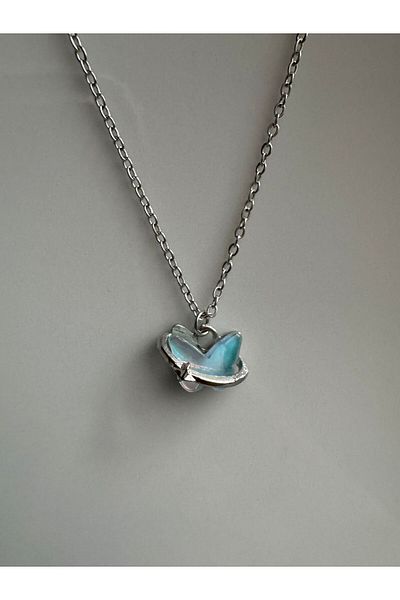 İYİ MODA Moon Stone Design Gift Necklace