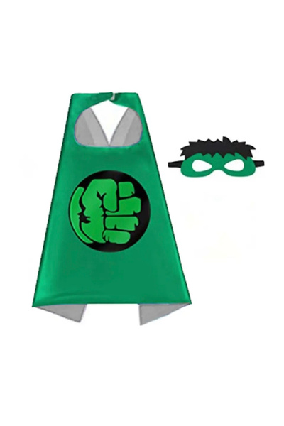 BGA Çoçuklar için Marvel süper kahraman pelerin maske 70x70cm