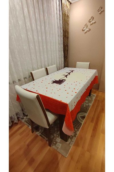 FILO HOME Sleigh Deer Figured Tablecloth 160*220 cm