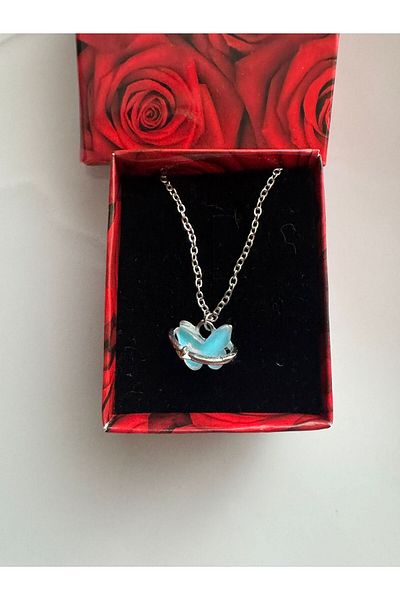 İYİ MODA Moon Stone Design Gift Necklace