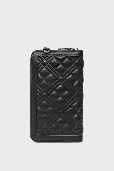 Love Moschino Quilted Portfolio Wallet with Detachable Chain Strap - Jc5682Pp0Lla0000