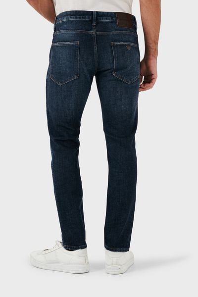 Emporio Armani Men's Slim Fit Cotton Jeans - Narrow Leg Jeans Pants 6D1J06 1D98Z 0941