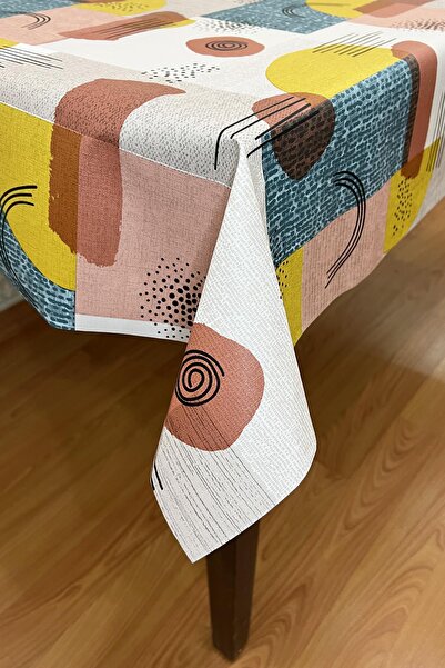 Pimula home Pvc elyaf tabanlı Silinebilir Muşamba Masa Örtüsü_1175