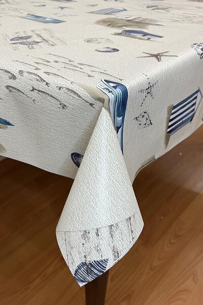 Pimula home Pvc Elyaf Tabanlı Silinebilir Muşamba Masa Örtüsü_kayık_c132