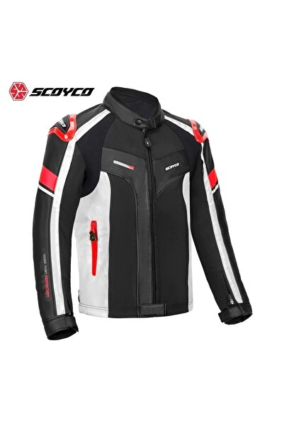 Scoyco Jk152 4 Season Coat Leather Red