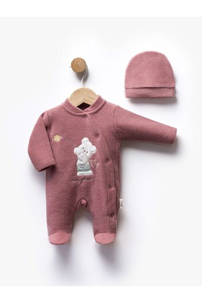 BEREKET BABY Baby Boy Romper Lace Long Sleeve Buckle Gift 3-12 Months