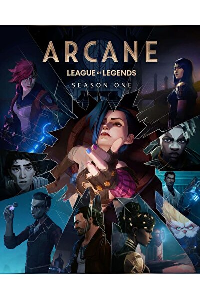 512 STORE Arcane Anime Dizi Afiş Poster 2024 Dekor New 30x42 Çerçevesiz