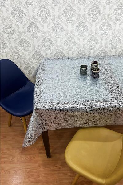 Pimula home Τραπεζομάντιλο PVC με σχέδιο σχοινί - Διαφανές κάλυμμα, Μοντέλο 1032-a