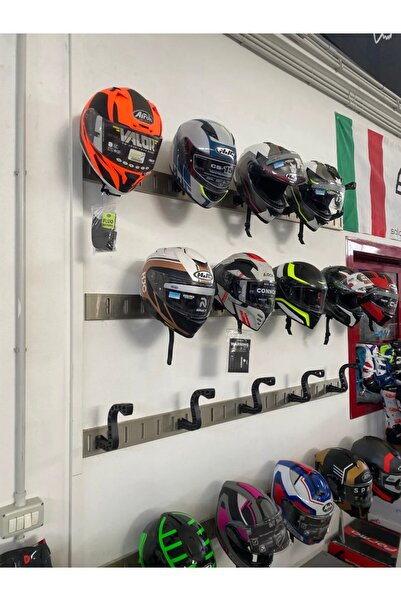 Genel Markalar Three D MAKER Motosiklet - Bisiklet Kask Duvar Askısı , Kask Tutucu ( Vida Dübel Dahil )