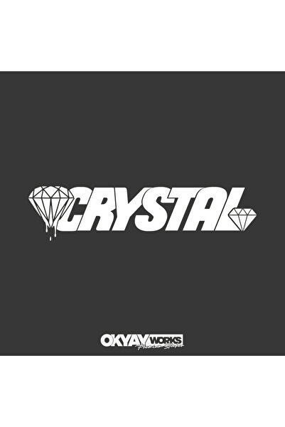 OkyayWorks ملصق كريستالي - ملصق للسيارات والدراجات النارية