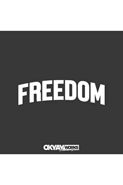 OkyayWorks Freedom Sticker- Car-Motorcycle Sticker Sticker