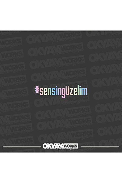 OkyayWorks ملصق "أنت جميلة