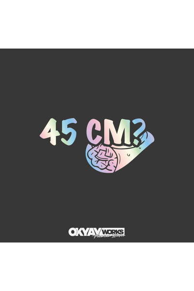OkyayWorks ملصق دوار 45 سم