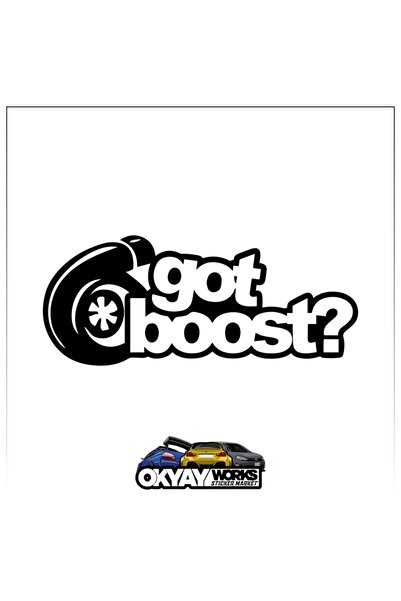 OkyayWorks ملصق جوت بوست - أسود