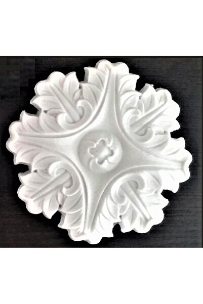 morlalem m Yaprak Kabartmalı 7,5cm Aplik Silikon Kalıp K-177, Polyester Taş T...