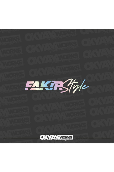 OkyayWorks ملصق فاكير ستايل - ملصق للسيارات والدراجات النارية