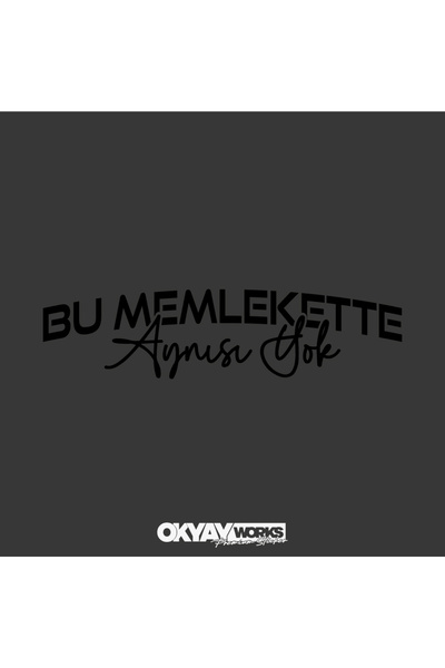 OkyayWorks لا يوجد مثل ذلك في هذه الدولة - ملصق سيارة ودراجة نارية