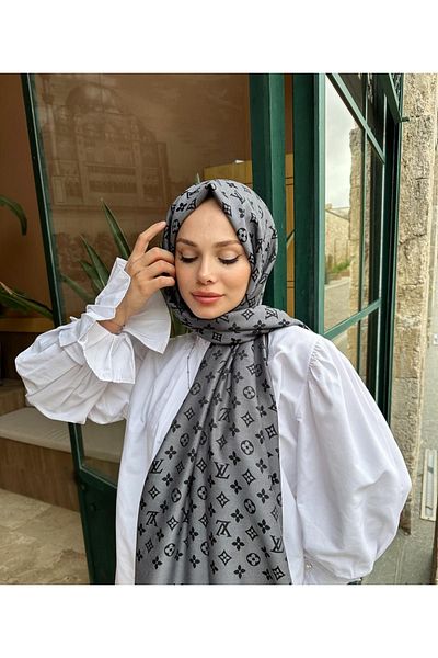 white stars ŞAL DUBLU FATA G PATTERN