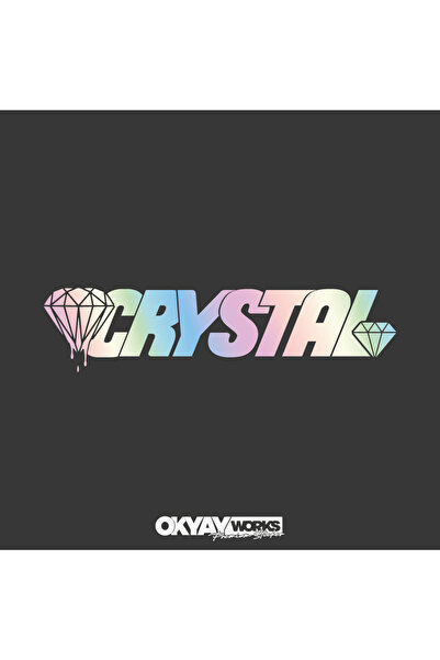 OkyayWorks ملصق كريستالي - ملصق للسيارات والدراجات النارية